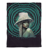 Chic floral Beyond Style duvet cover in a bohemian bedroom setup.